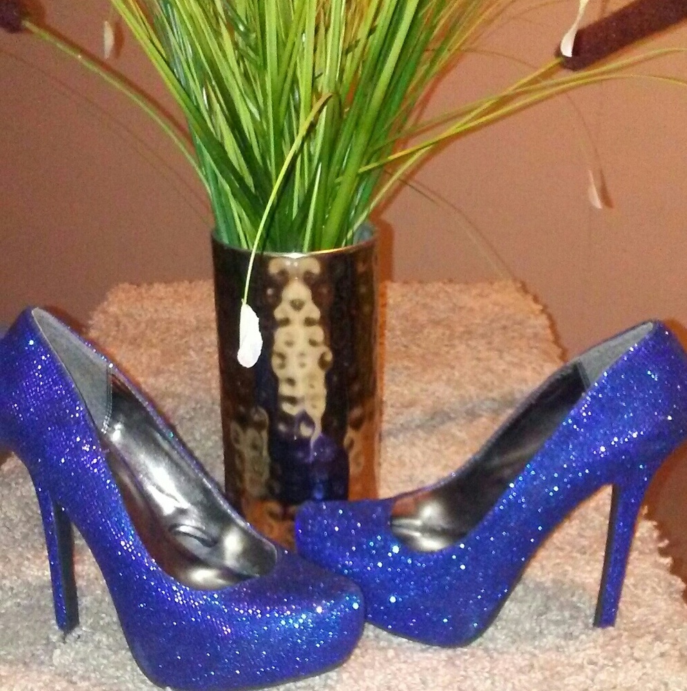 Glitter heels